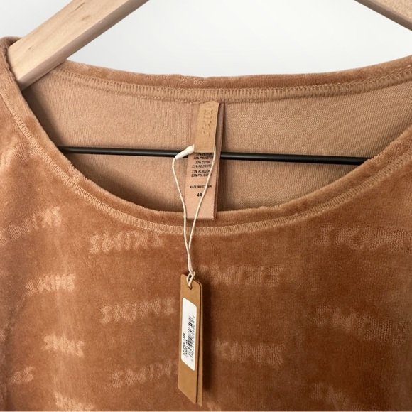 SKIMS Brown 4X Sleeveless Women’s Cropped Tank Top - Picture 2 of 3